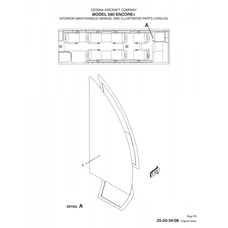 Original Issue 25-20-34-08 for Cessna 560 Aircraft Original Issue 25-20-34-08 for Cessna 560 Aircraft