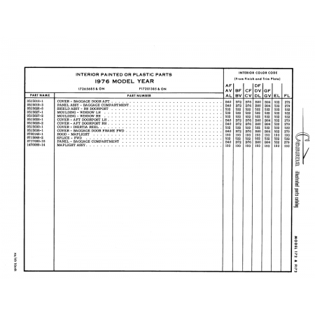 Aviation Part 0515026-8 for Cessna 172 Skyhawk Aircraft