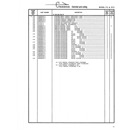 Aviation Part 0400213-4 for Cessna 172 Skyhawk Aircraft Aviation Part 0400213-4 for Cessna 172 Skyhawk Aircraft