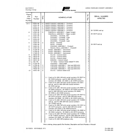 Aviation Part 99390-04 for Piper PA-28 Cherokee Aircraft Aviation Part 99390-04 for Piper PA-28 Cherokee Aircraft