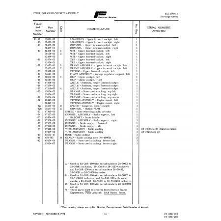 Aviation Part 67140-00 for Piper PA-28 Cherokee Aircraft Aviation Part 67140-00 for Piper PA-28 Cherokee Aircraft