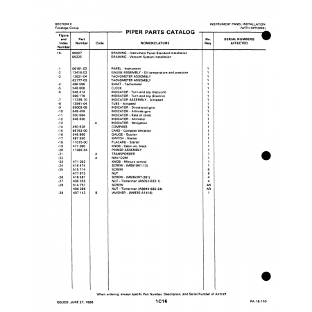 MS51861-12 — Screw for Piper PA-18-150