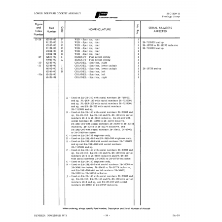 Aviation Part 67282-02 for Piper PA-28 Cherokee Aircraft Aviation Part 67282-02 for Piper PA-28 Cherokee Aircraft