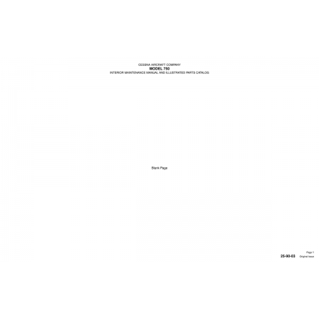 Original Issue (25-90-03) — Cessna 750 Original Issue (25-90-03) — Cessna 750