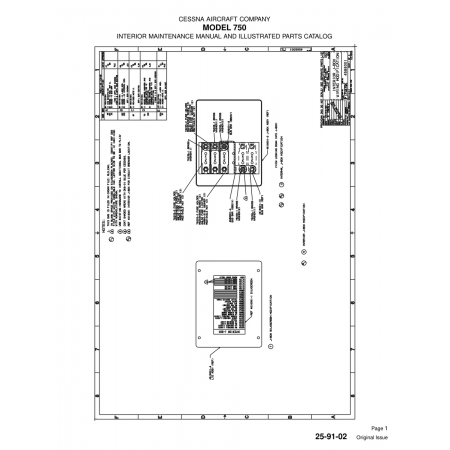 Original Issue (25-91-02) — Cessna 750 Original Issue (25-91-02) — Cessna 750
