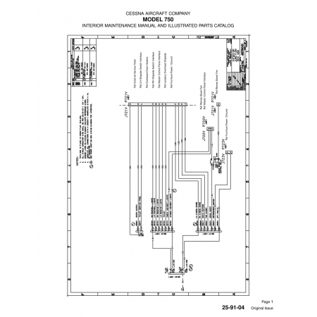 Original Issue (25-91-04) — Cessna 750 Original Issue (25-91-04) — Cessna 750