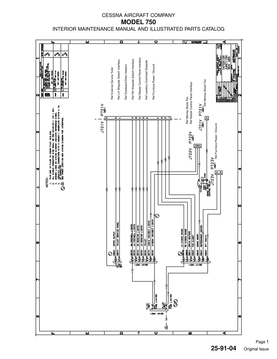 Original Issue 25-91-04 for Cessna 750 Aircraft