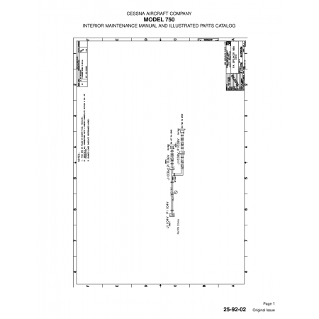 Original Issue (25-92-02) — Cessna 750 Original Issue (25-92-02) — Cessna 750