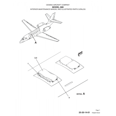 Original Issue (25-20-14-01) — Cessna 680 Original Issue (25-20-14-01) — Cessna 680