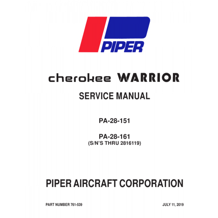 Aviation Part (PA-28-151) — Piper PA-28-161 Aviation Part (PA-28-151) — Piper PA-28-161
