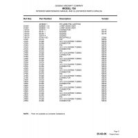Aviation Part J782V for Cessna 750 Aircraft