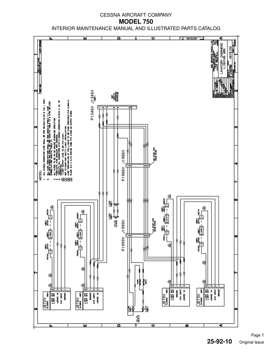 Original Issue 25-92-10 for Cessna 750 Aircraft
