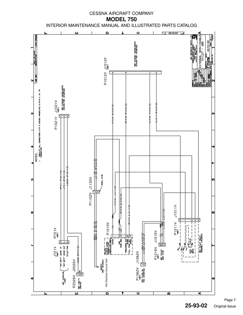 Original Issue 25-93-02 for Cessna 750 Aircraft