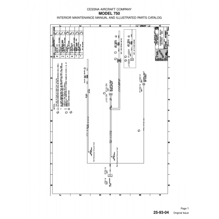 Original Issue (25-93-04) — Cessna 750 Original Issue (25-93-04) — Cessna 750