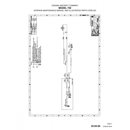 Original Issue (25-93-06) — Cessna 750 Original Issue (25-93-06) — Cessna 750