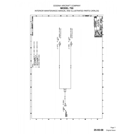 Original Issue (25-93-08) — Cessna 750 Original Issue (25-93-08) — Cessna 750