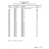 Aviation Part J922V for Cessna 750 Aircraft