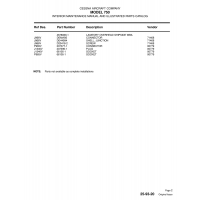 Aviation Part 207396-1 for Cessna 750 Aircraft Aviation Part 207396-1 for Cessna 750 Aircraft