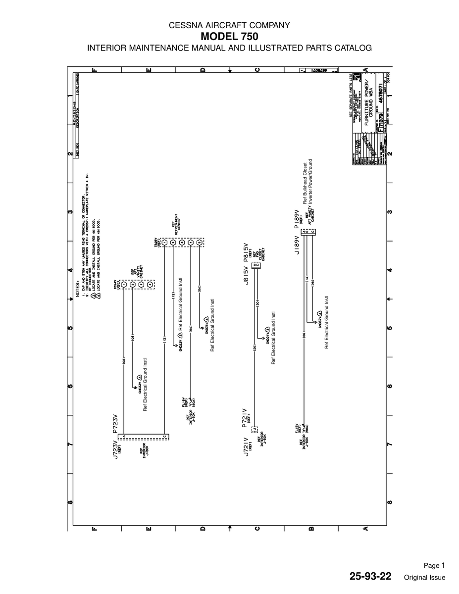 Original Issue 25-93-22 for Cessna 750 Aircraft