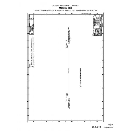 Original Issue (25-94-12) — Cessna 750 Original Issue (25-94-12) — Cessna 750