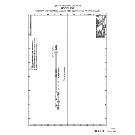 Original Issue (25-94-14) — Cessna 750 Original Issue (25-94-14) — Cessna 750