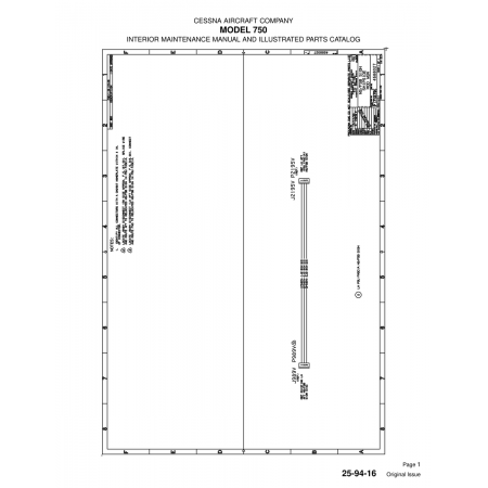 Original Issue (25-94-16) — Cessna 750 Original Issue (25-94-16) — Cessna 750