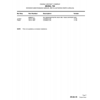 Aviation Part J2195V for Cessna 750 Aircraft