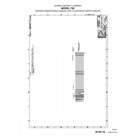 Original Issue (25-94-18) — Cessna 750 Original Issue (25-94-18) — Cessna 750