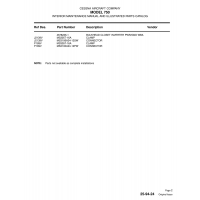 Aviation Part J2139V for Cessna 750 Aircraft