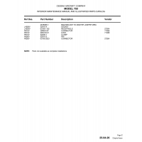 Aviation Part D20419-21 for Cessna 750 Aircraft