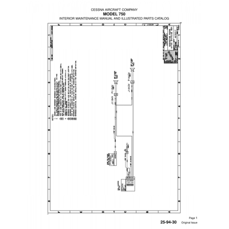 Original Issue (25-94-30) — Cessna 750 Original Issue (25-94-30) — Cessna 750
