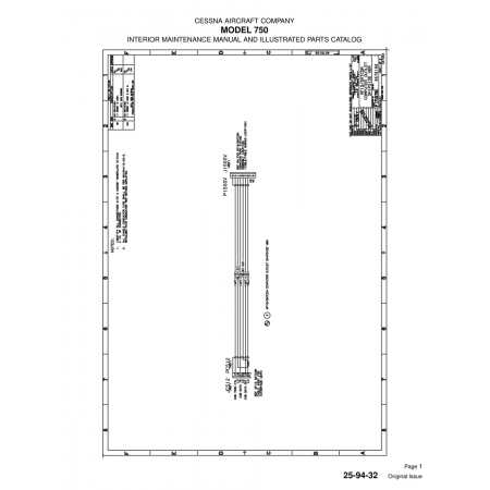 Original Issue (25-94-32) — Cessna 750 Original Issue (25-94-32) — Cessna 750