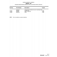 Aviation Part 4678168-3 for Cessna 750 Aircraft