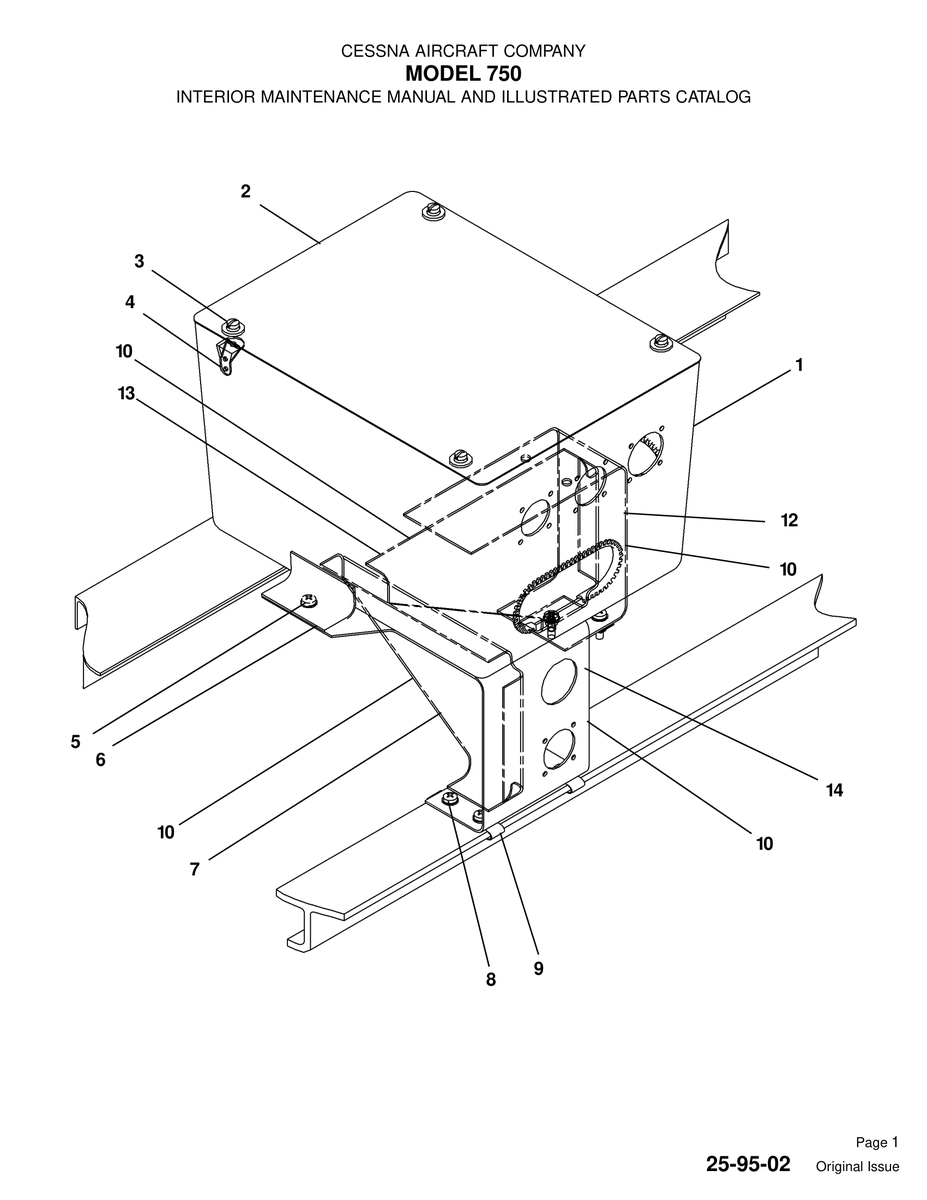 Original Issue 25-95-02 for Cessna 750 Aircraft