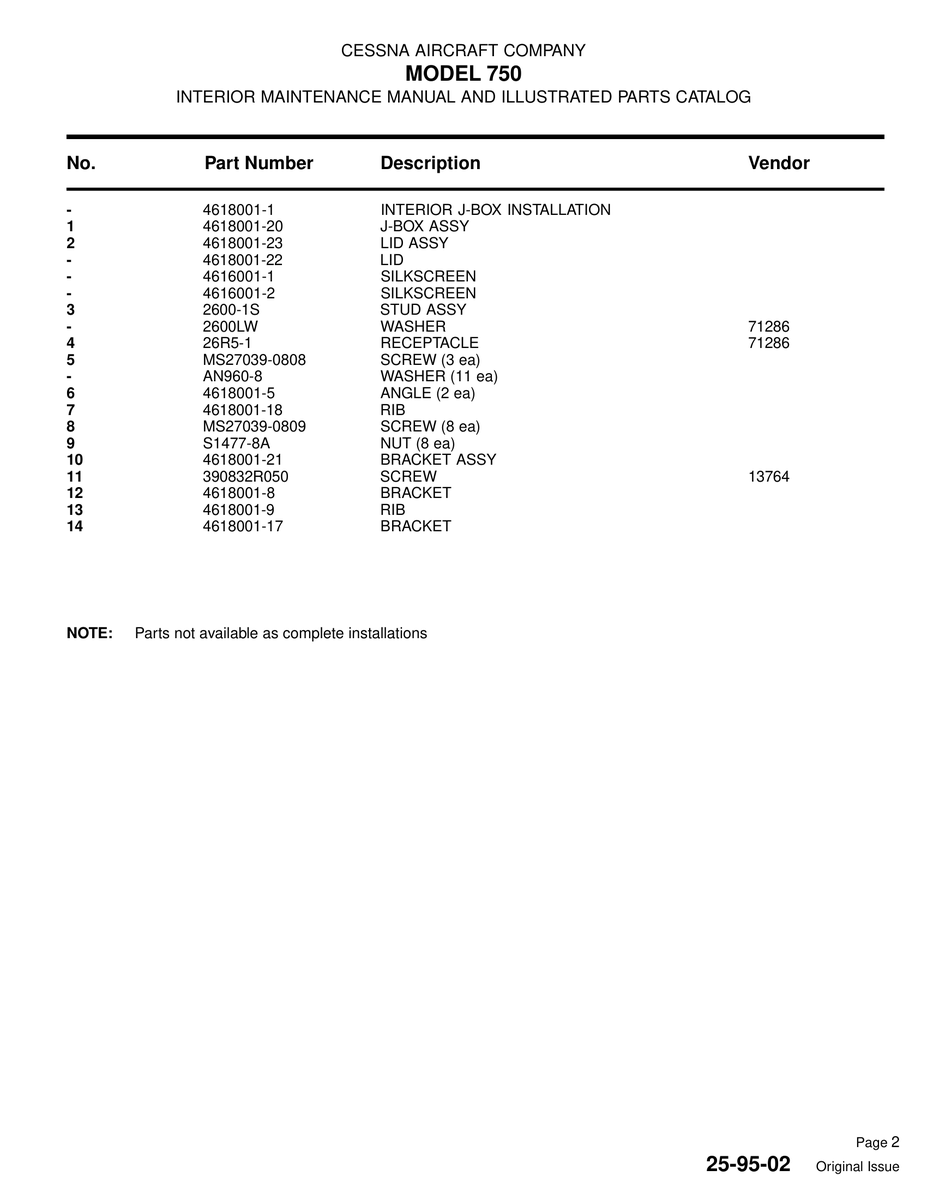 Aviation Part 26R5-1 for Cessna 750 Aircraft