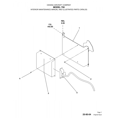 Original Issue (25-95-04) — Cessna 750 Original Issue (25-95-04) — Cessna 750