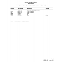 Aviation Part S2800-272 for Cessna 750 Aircraft