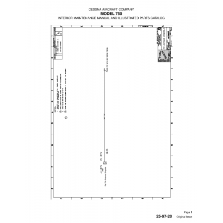 Original Issue (25-97-20) — Cessna 750 Original Issue (25-97-20) — Cessna 750