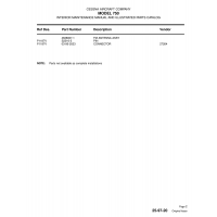 Aviation Part 4638007-1 for Cessna 750 Aircraft Aviation Part 4638007-1 for Cessna 750 Aircraft
