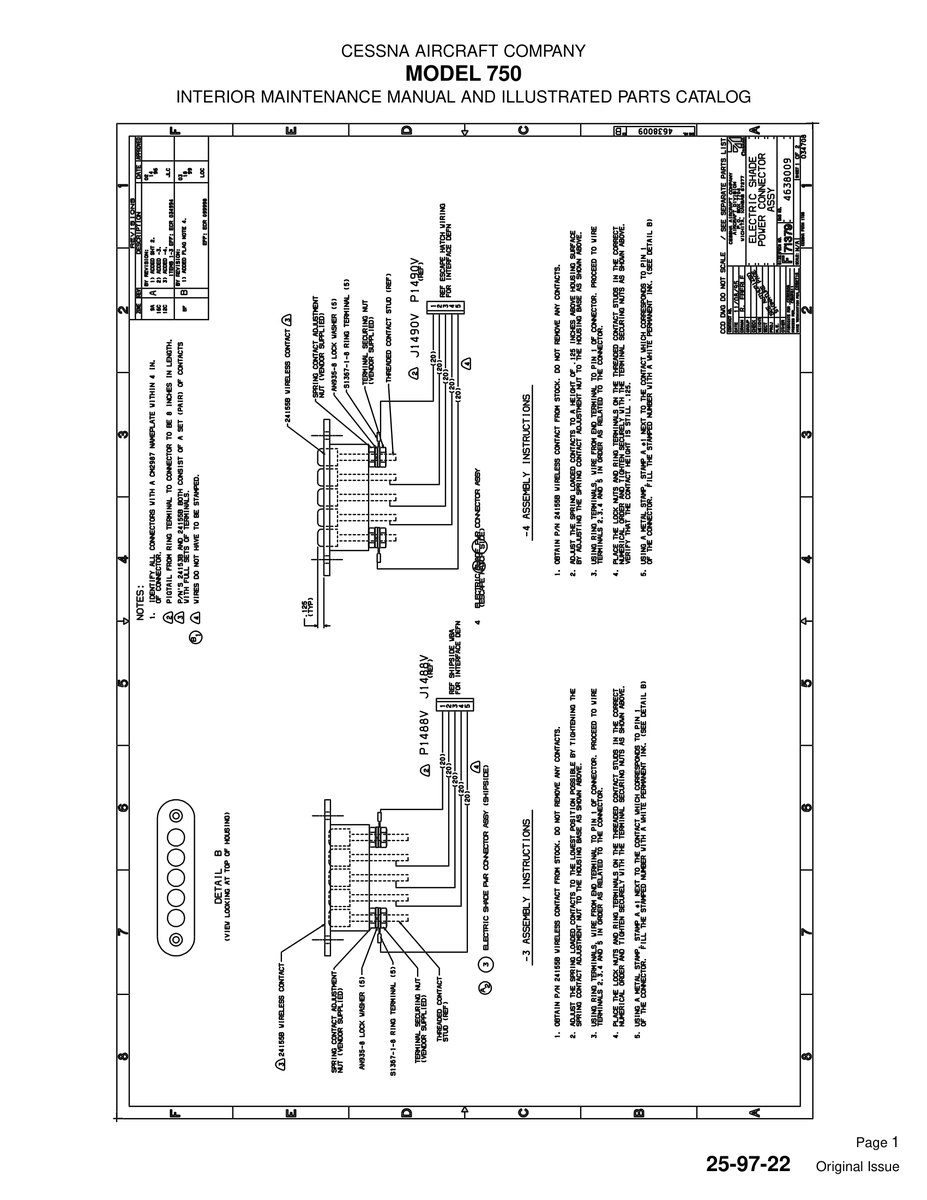 Original Issue 25-97-22 for Cessna 750 Aircraft