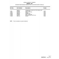 Aviation Part J1500 for Cessna 750 Aircraft