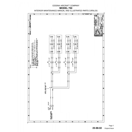 Original Issue (25-98-02) — Cessna 750 Original Issue (25-98-02) — Cessna 750