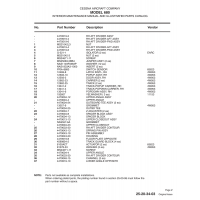 Aviation Part 12593-10 for Cessna 680 Aircraft Aviation Part 12593-10 for Cessna 680 Aircraft