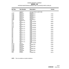 Aviation Part J117F for Cessna 750 Aircraft