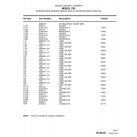 Aviation Part P119F for Cessna 750 Aircraft