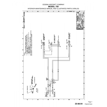 Original Issue (25-98-04) — Cessna 750 Original Issue (25-98-04) — Cessna 750