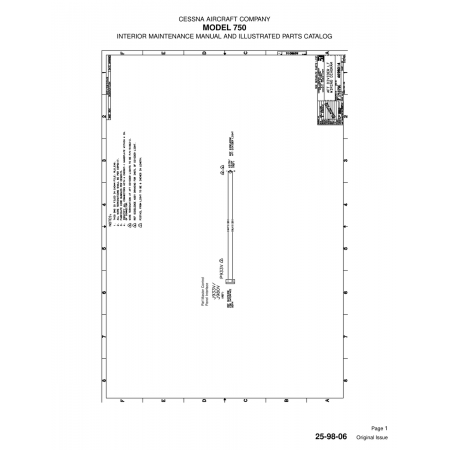 Original Issue (25-98-06) — Cessna 750 Original Issue (25-98-06) — Cessna 750