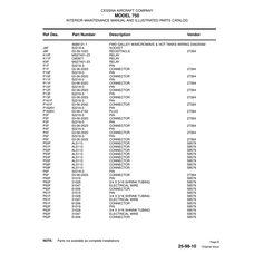 Aviation Part 03-06-2152 for Cessna 750 Aircraft
