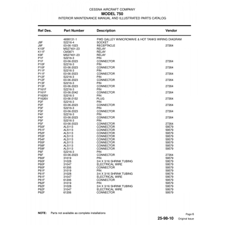 Aviation Part (03-06-2152) — Cessna 750 Aviation Part (03-06-2152) — Cessna 750