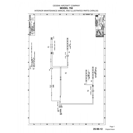 Original Issue (25-98-12) — Cessna 750 Original Issue (25-98-12) — Cessna 750